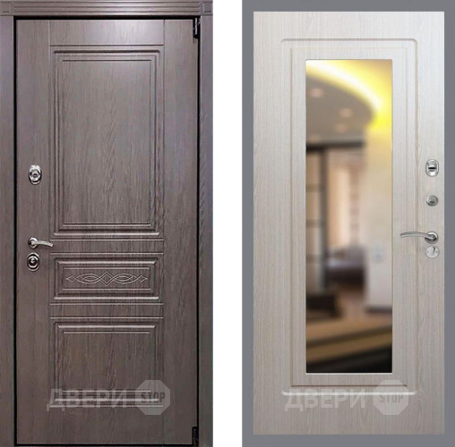 Входная металлическая Дверь Рекс (REX) Премиум-S FLZ-120 Беленый дуб в Пушкино