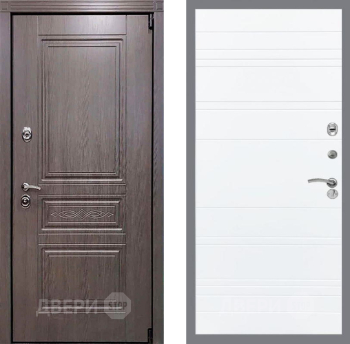 Входная металлическая Дверь Рекс (REX) Премиум-S Line Силк Сноу в Пушкино