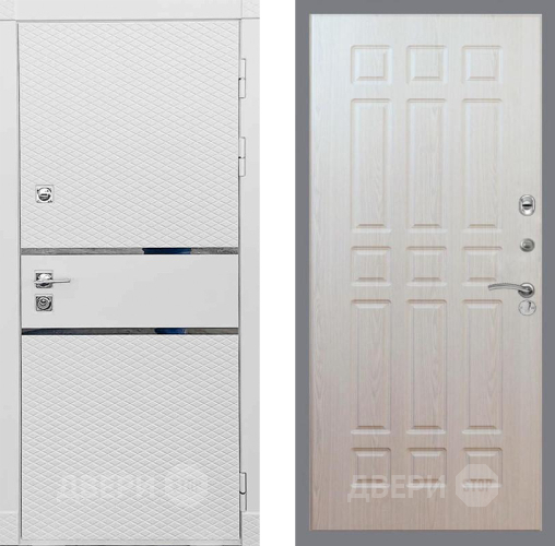 Входная металлическая Дверь Рекс (REX) 15 Силк Сноу FL-33 Беленый дуб в Пушкино