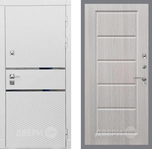 Входная металлическая Дверь Рекс (REX) 15 Силк Сноу FL-39 Беленый дуб в Пушкино