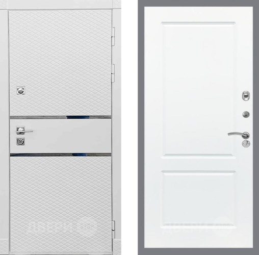 Входная металлическая Дверь Рекс (REX) 15 Силк Сноу FL-117 Силк Сноу в Пушкино