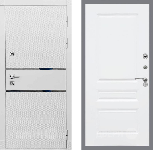 Входная металлическая Дверь Рекс (REX) 15 Силк Сноу FL-243 Силк Сноу в Пушкино