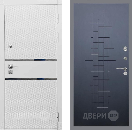 Входная металлическая Дверь Рекс (REX) 15 Силк Сноу FL-289 Ясень черный в Пушкино