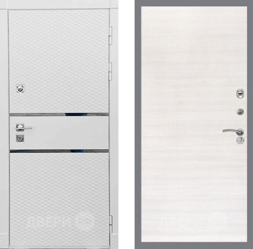 Входная металлическая Дверь Рекс (REX) 15 Силк Сноу GL Акация в Пушкино