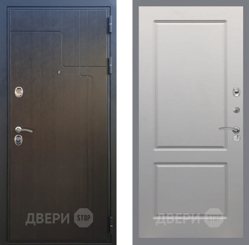 Входная металлическая Дверь Рекс (REX) Премиум-246 FL-117 Грей софт в Пушкино