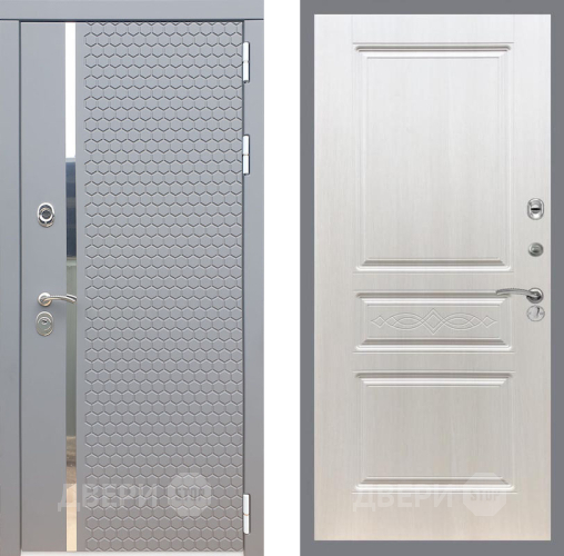 Входная металлическая Дверь Рекс (REX) 24 FL-243 Лиственница беж в Пушкино