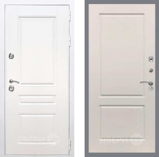 Входная металлическая Дверь Рекс (REX) Премиум-н Силк Сноу FL-117 Шампань в Пушкино