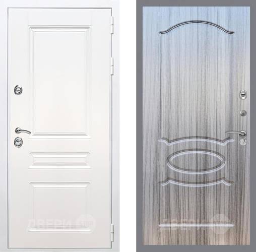 Дверь Рекс (REX) Премиум-н Силк Сноу FL-128 Сандал грей в Пушкино