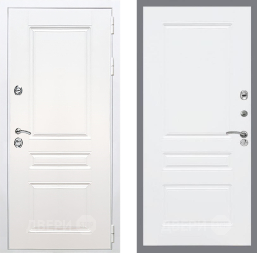 Входная металлическая Дверь Рекс (REX) Премиум-н Силк Сноу FL-243 Силк Сноу в Пушкино