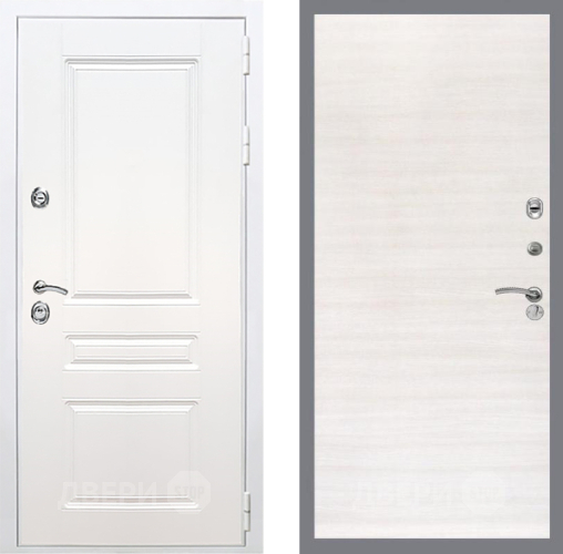 Входная металлическая Дверь Рекс (REX) Премиум-н Силк Сноу GL Акация в Пушкино