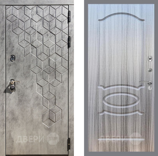 Входная металлическая Дверь Рекс (REX) 23 FL-128 Сандал грей в Пушкино