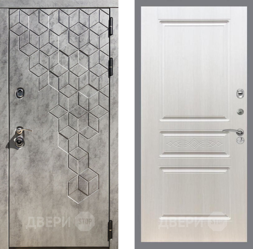 Входная металлическая Дверь Рекс (REX) 23 FL-243 Лиственница беж в Пушкино