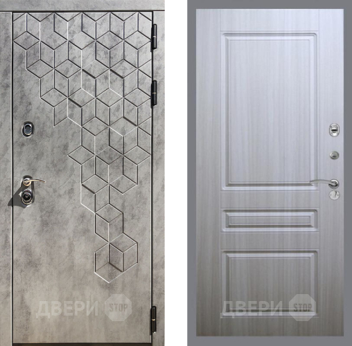 Входная металлическая Дверь Рекс (REX) 23 FL-243 Сандал белый в Пушкино