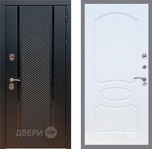 Входная металлическая Дверь Рекс (REX) 25 FL-128 Белый ясень в Пушкино