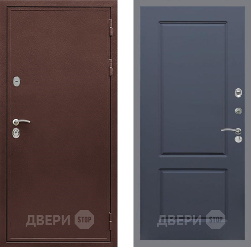 Входная металлическая Дверь Рекс (REX) 5 металл 3 мм FL-117 Силк титан в Пушкино