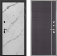 Входная металлическая Дверь Интекрон (INTECRON) Профит Black Мрамор Арктик В-07 с молдингом Венге в Пушкино