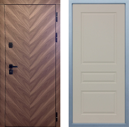 Дверь Дива МД-98 Д-13 Шампань 960х2050 мм