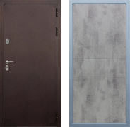 Дверь Дива МД-40 Медь М-1 Бетон темный