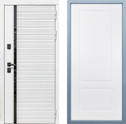 Дверь Дива МХ-45 Белая STR Н-7 Белый 860х2050 мм