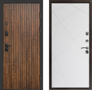 Дверь Престиж Tvist Лучи Бетон белый 860х2050 мм