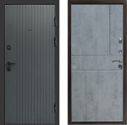 Дверь Престиж Tvist Grey Горизонт Бетон темный 860х2050 мм