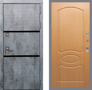 Дверь Рекс (REX) 15 Бетон Темный FL-128 Дуб